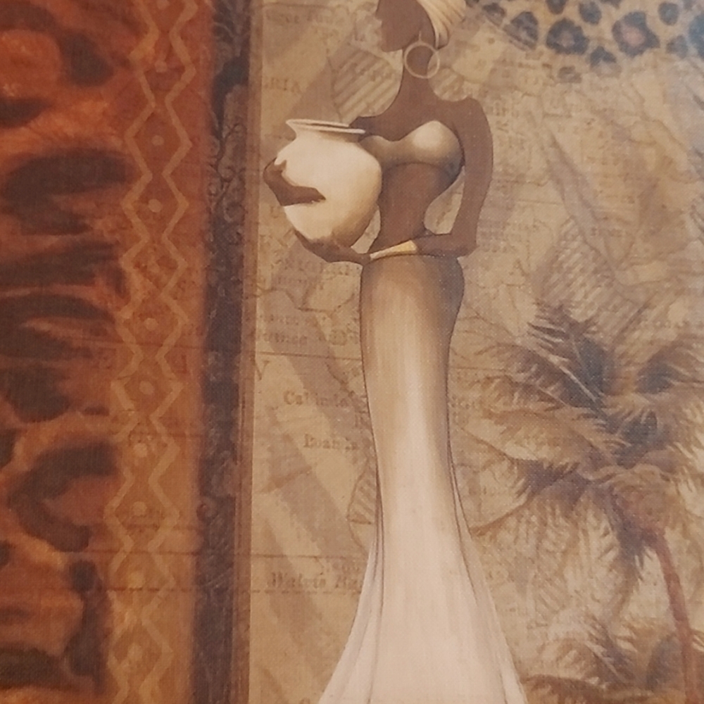 Set of 2 African Scene Frames